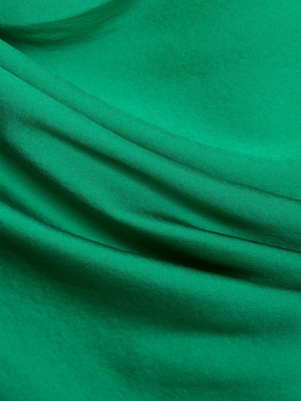 NWT ACNE STUDIOS SILK CUT OUT DRESS KELLY GREEN - Picture 4 of 5